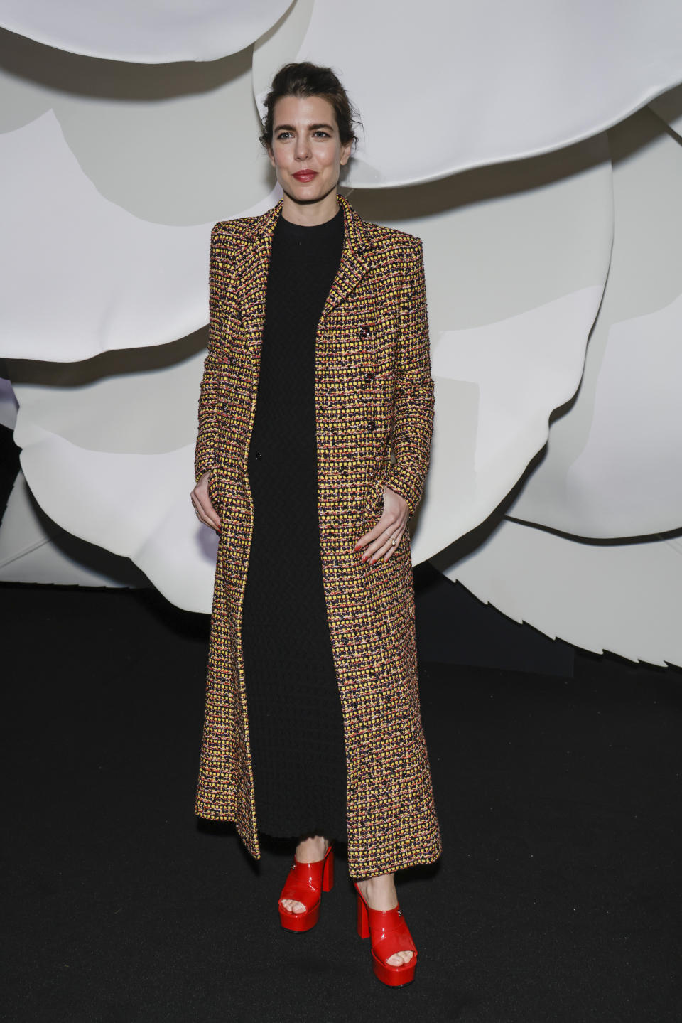 Charlotte Casiraghi attends the Chanel Fall/Winter 2023-2024 ready-to-wear collection presented Tuesday, March 7, 2023 in Paris. (Vianney Le Caer/Invision/AP)