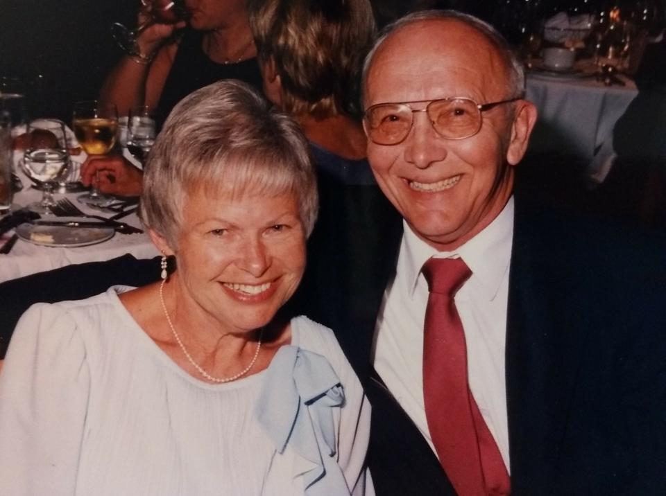 Edna and Al Meserve enjoyed many new adventures after they were married in 1987.