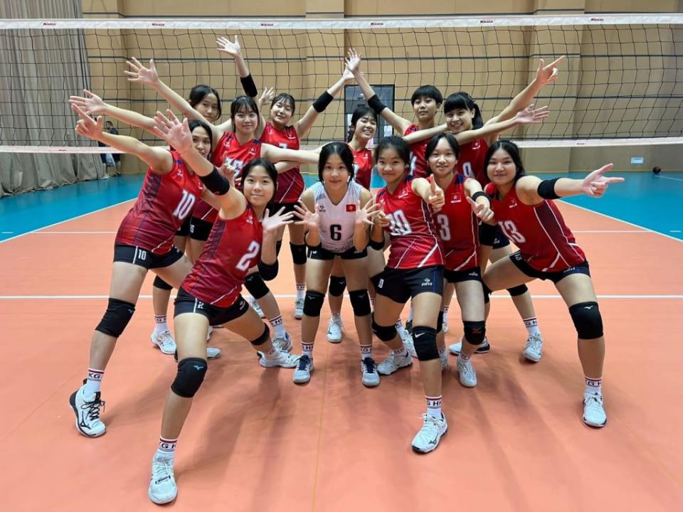 香港少年排球隊於全國青少年U16女子排球錦標賽首次闖入4強。（圖：香港排球總會）