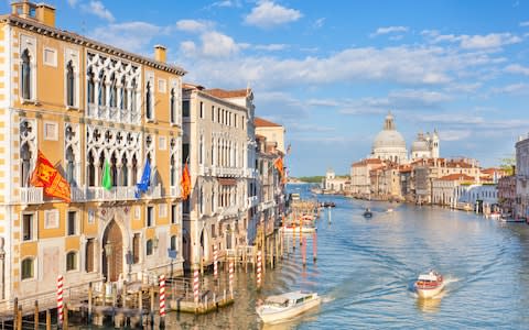 A vaporetto in Venice - Credit: Getty