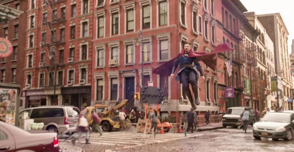 Doctor Strange 2 flying entrance