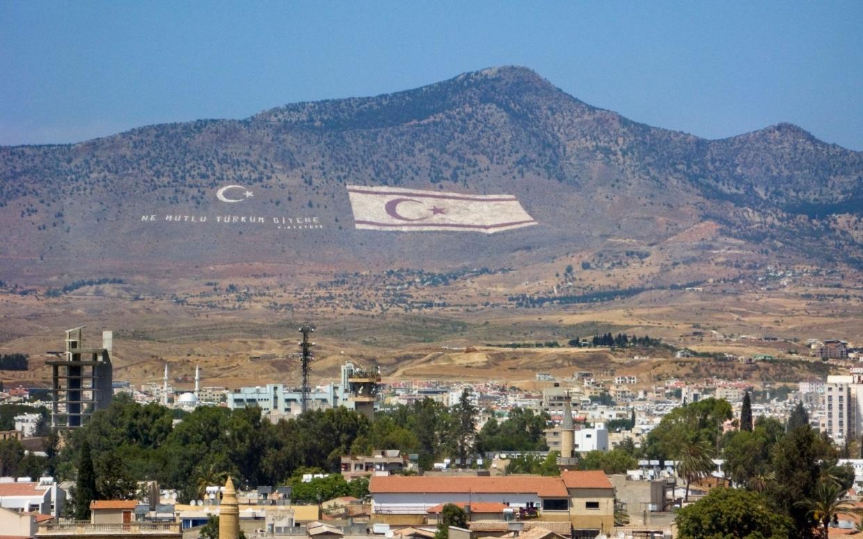 Turkish flag in Cyprus