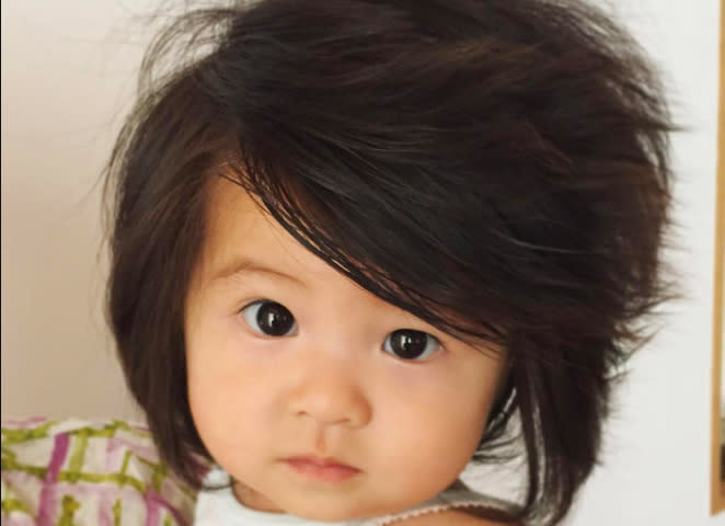 This Baby's Hair Is So Beautiful She's a Hair Model at Just 1 Year Old