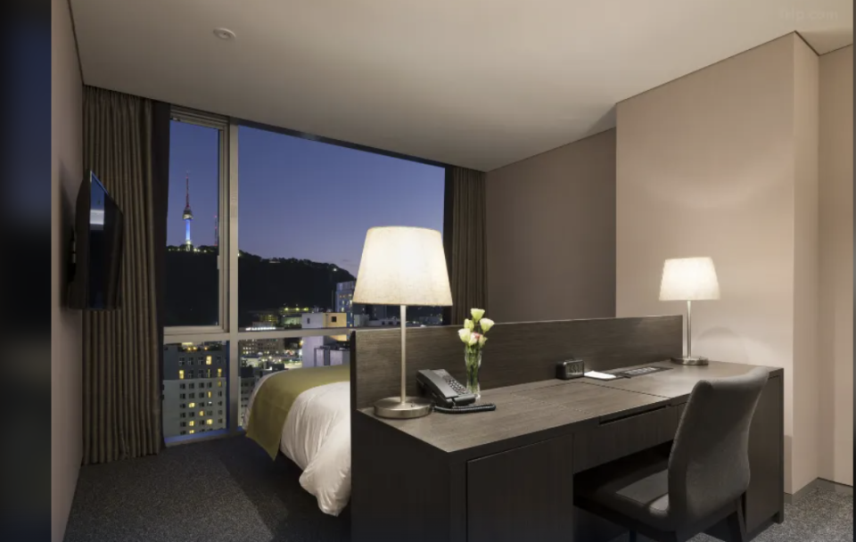 A photo of a hotel room at Nine Tree Premier Hotel Myeongdong 2. (PHOTO: Trip.com)
