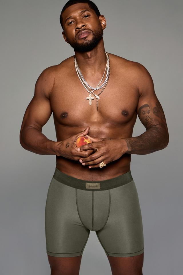 Usher Strips Down for SKIMS' Newest Menswear Campaign