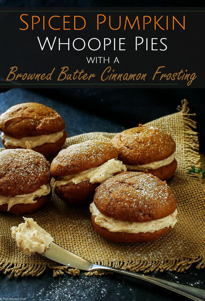 Spiced Pumpkin Whoopie Pies