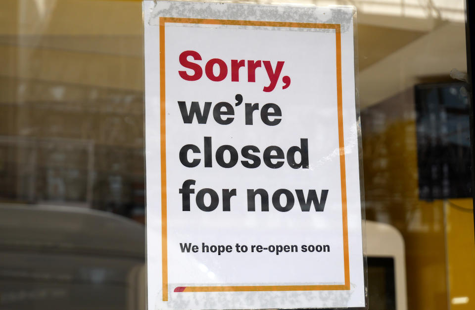 A closed McDonalds on Oxford Street the day after Prime Minister Boris Johnson put the UK in lockdown to help curb the spread of the coronavirus forcing shops selling non-essential goods to close. Photo credit should read: James Warwick/EMPICS Entertainment
