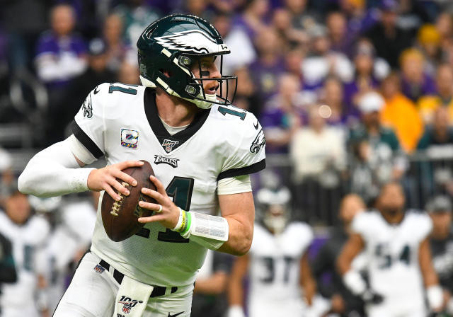 The box score is lying on Carson Wentz as he's not to blame for