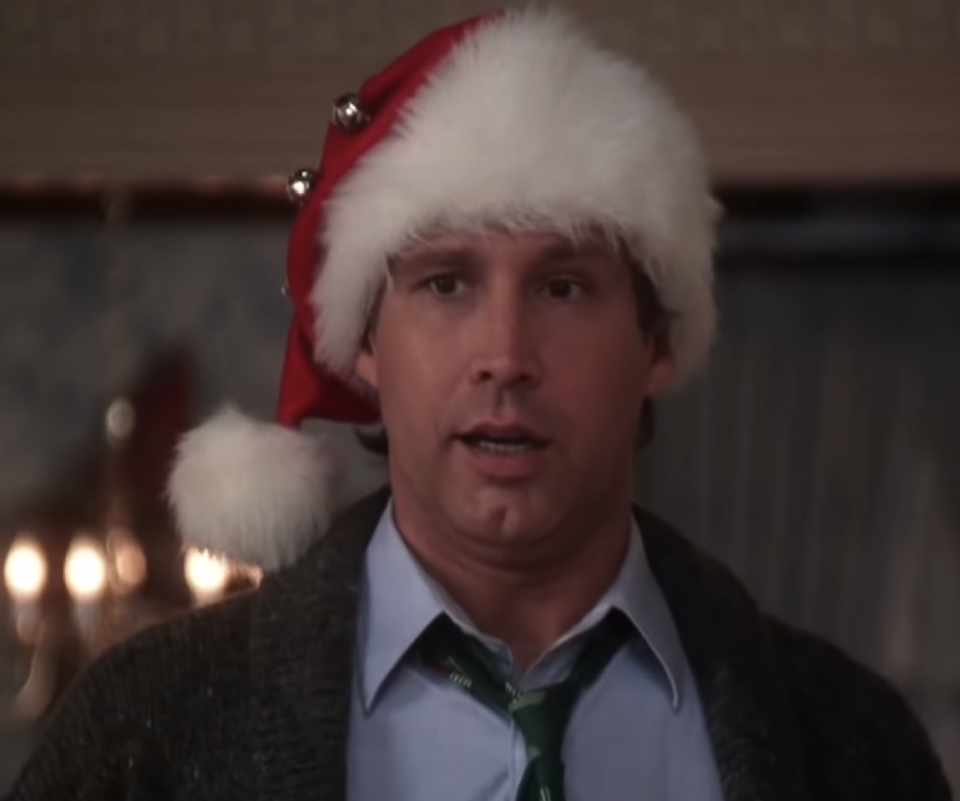 Chevy Chase in "National Lampoon's Christmas Vacation"