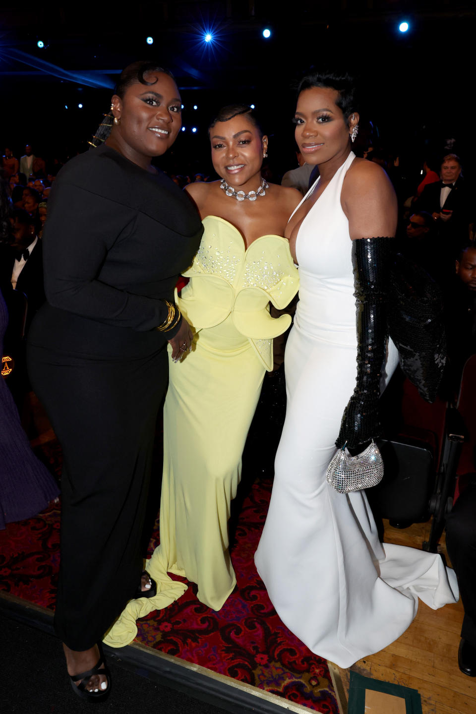 Danielle Brooks, Taraji P. Henson and Fantasia Barrino at the 2024 NAACP Image Awards on March 16 in Los Angeles. 