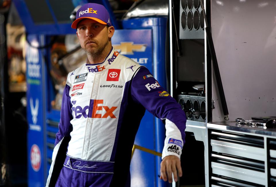 Denny Hamlin was docked 25 points and fined $50,000 on Wednesday, but why?