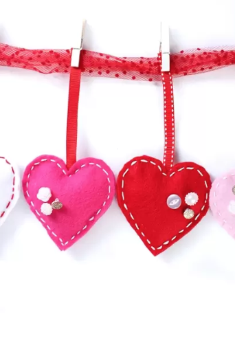 DIY Heart Garland