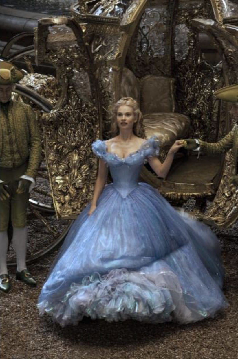 Lily James in <i>Cinderella</i> (2015)