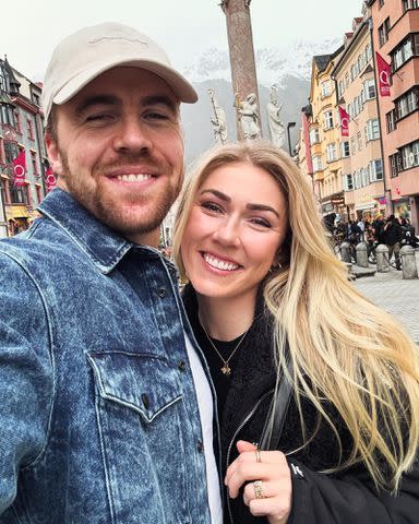 <p>Mikaela Shiffrin Instagram</p> Mikaela Shiffrin and Aleksander Aamodt Kilde.