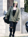 <p>Billie Eilish is spotted out in L.A. in an oversized green hoodie, ripped joggers and black boots on Monday in L.A.</p>