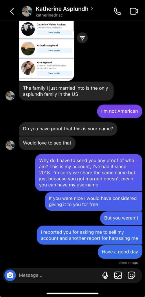The asking for proof was seemingly the final straw for Kate, who blasted the influencer’s attitude. StringSilly2839/Reddit