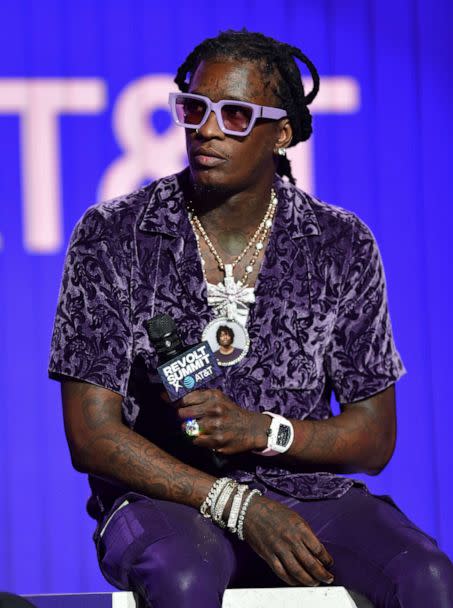 PHOTO: In this Nov. 11, 2021, file photo, Young Thug attends 2021 Revolt Summit in Atlanta. (Prince Williams/FilmMagic via Getty Images, FILE)