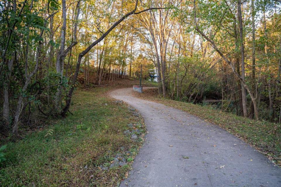 Campbell Creek Greenway in Charlotte.