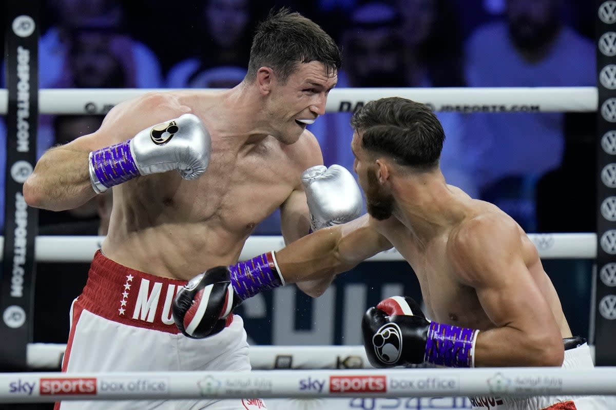 Callum Smith delivered a big KO win over Mathieu Bauderlique  (AP)