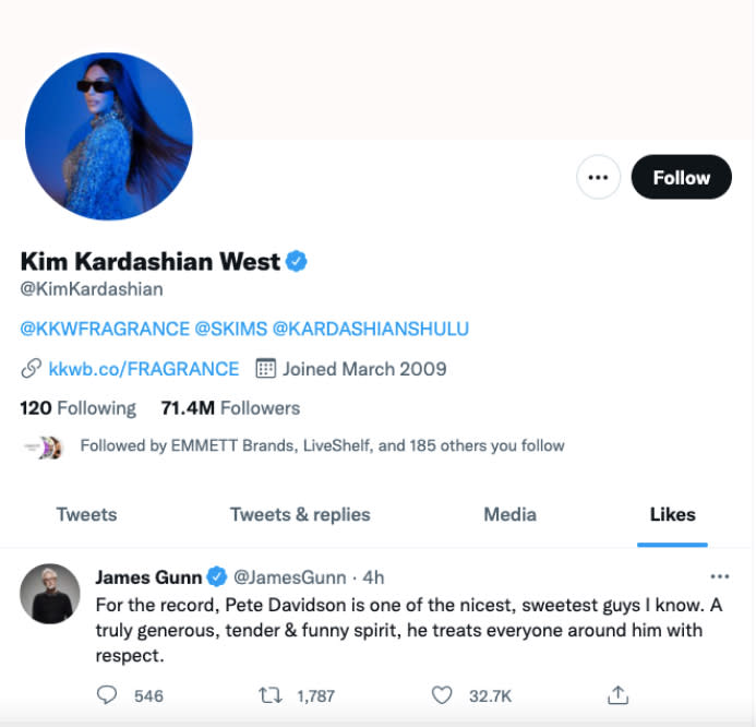 Kim Kardashian’s Twitter account. - Credit: Kim Kardashian/Twitter.