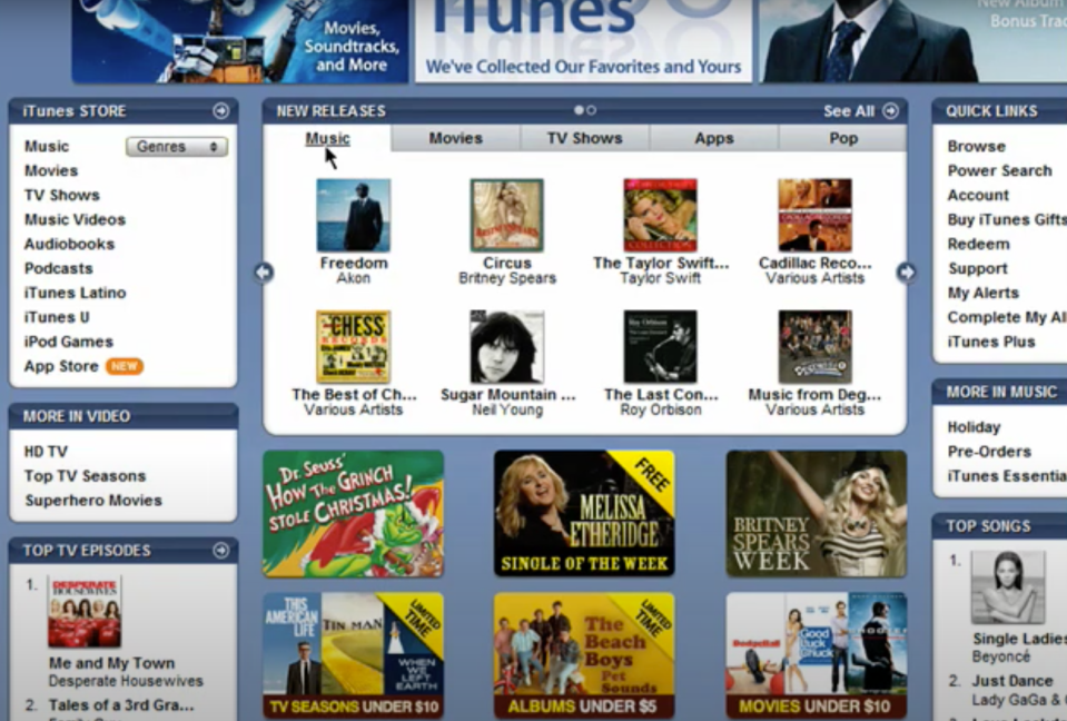 iTunes store