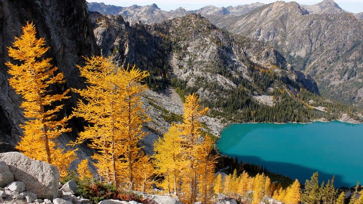 foliage Colchuck Lake Cascades