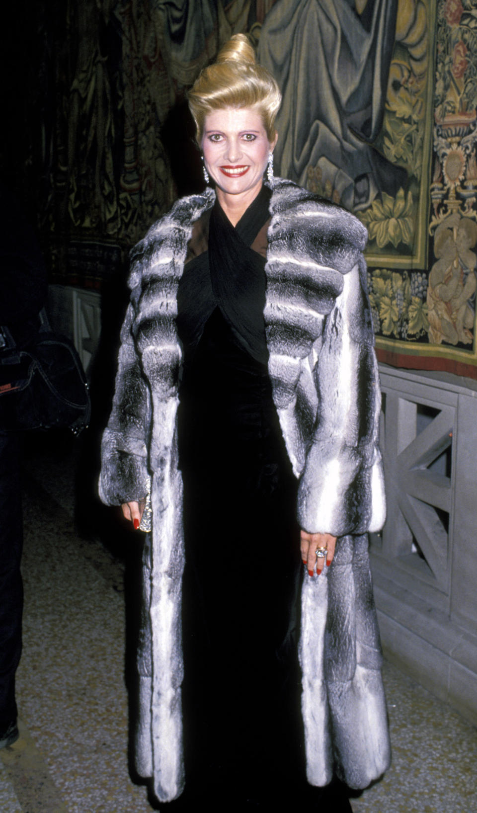 Ivana Trump at the 1988 Council of Fashion Designers of America Awards (Getty Images)