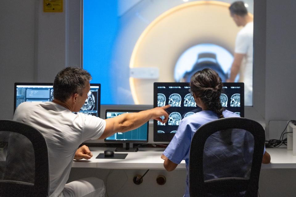 MRI radiologists or technologists working