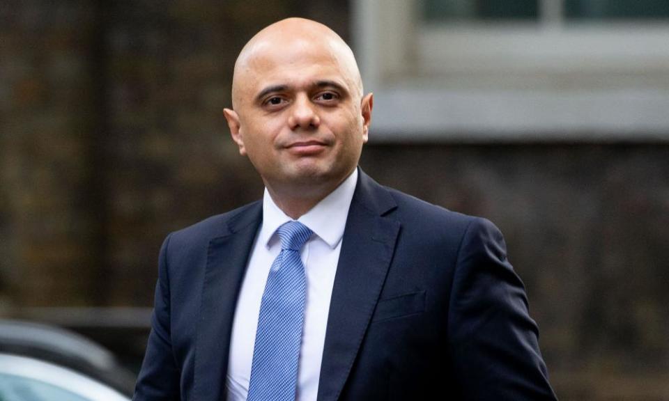 Home secretary Sajid Javid, whose tweet has been branded ‘irresponsible and divisive’.