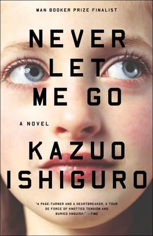 Never Let Me Go by Kazuo Ishiguro, at Borders