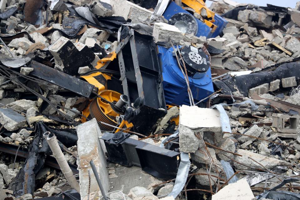 The Champlain Towers South condo in Surfside, Fla., collapsed into rubble.