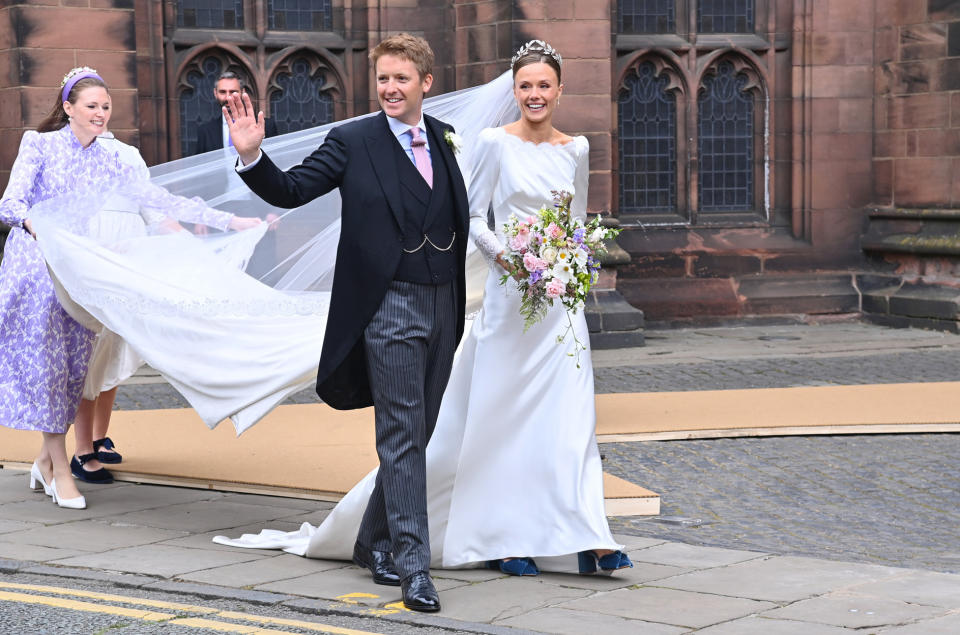 Hugh Grosvenor et Olivia Henson