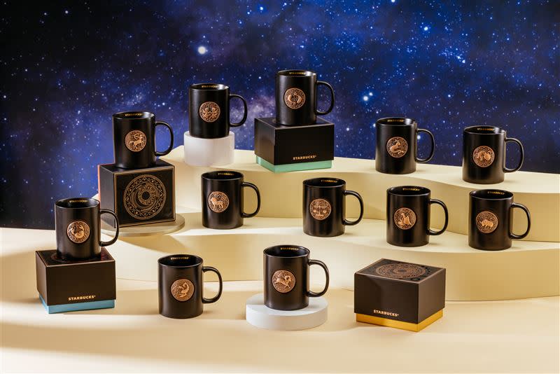 星巴克星座系列馬克杯推出新年度鐫刻工藝系列新品。（圖／品牌業者提供）