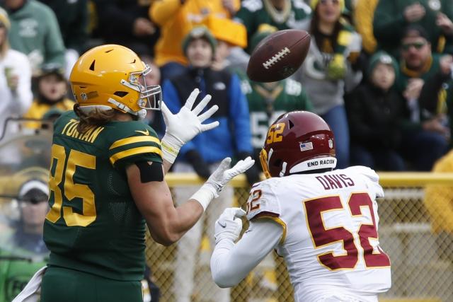 Rashan Gary with a Huge Strip Sack to Set Up a Packers Touchdown