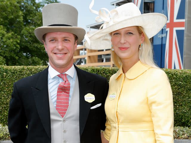<p>Max Mumby/Indigo/Getty</p> Tom Kingston and Lady Gabriella Windsor attend day 1 of Royal Ascot on June 20, 2017 in Ascot, England.