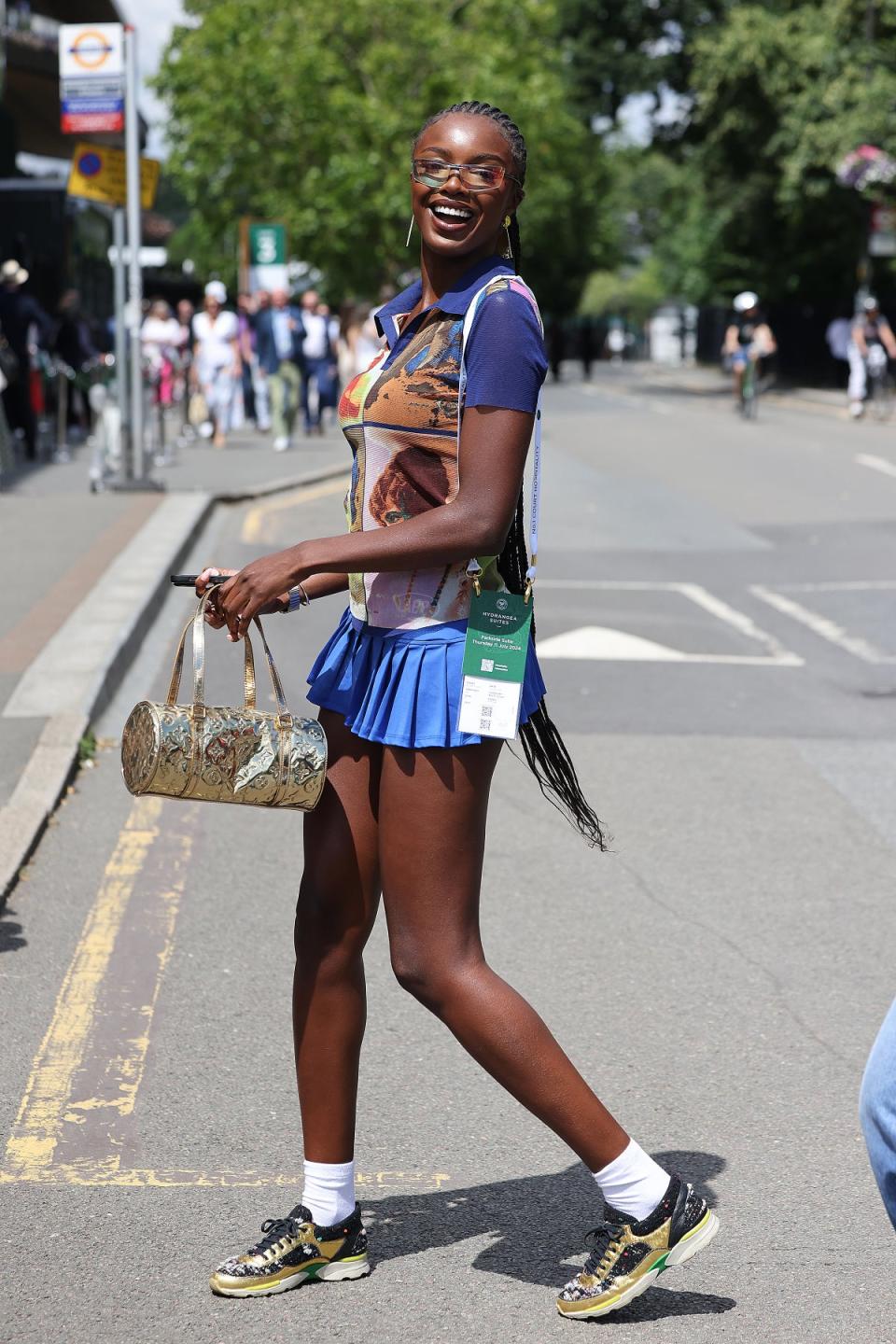 Leomie Anderson's socks are a style lesson for us all (GC Images)