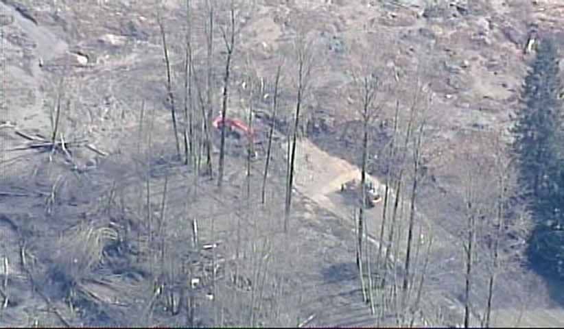 March 31, 2014: Chopper 7 was over the Oso landslide and the ongoing search for victims.