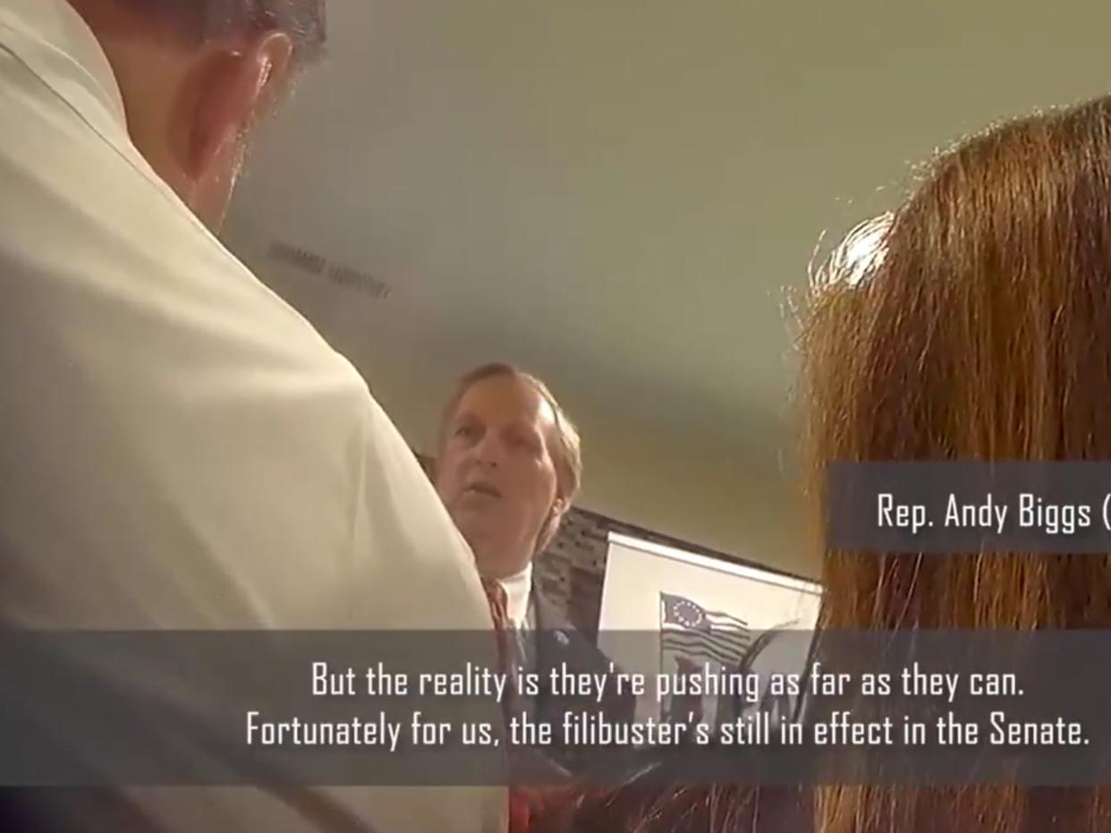 Video footage shows GOP lawmakers thanking Democrats on filibuster (Undercurrent/Twitter/@lawindsor)