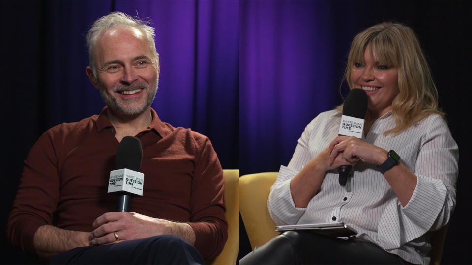 Kate Thornton interviewed actor Mark Bonnar for Yahoo UK's podcast White Wine Question Time. (White Wine Question Time)