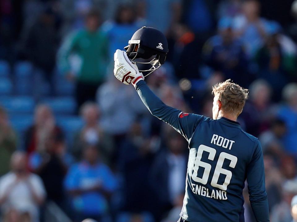 Root hit a century from the last ball of the match for England: Action Images via Reuters