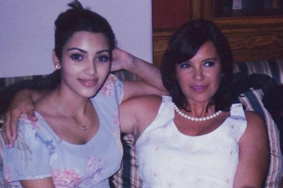 <p>Kim Kardashian/ Instagram</p> Kim Kardashian and her late aunt Karen Houghton