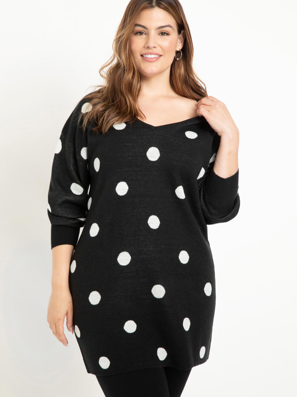 Walmart and plus-size brand <a href="https://fave.co/3mZ37YN" target="_blank" rel="noopener noreferrer">ELOQUII</a> recently <a href="https://www.huffpost.com/entry/walmart-eloquii-new-line-affordable-plus-size-clothes_l_5f5a306fc5b62874bc1955bf" target="_blank" rel="noopener noreferrer">launched ELOQUII Elements</a>, a line off affordable clothes in sizes 14 to 28. The clothes are all under $50. The first collection (there are <a href="https://www.huffpost.com/entry/walmart-eloquii-new-line-affordable-plus-size-clothes_l_5f5a306fc5b62874bc1955bf" target="_blank" rel="noopener noreferrer">plans to have one every season</a>) features things like sweaters and dusters. <br /><br />Find this <a href="https://fave.co/35mDt9R" target="_blank" rel="noopener noreferrer">sweater for $30</a> and the rest of the collection at <a href="https://fave.co/3kW1NUQ" target="_blank" rel="noopener noreferrer">Walmart</a>.