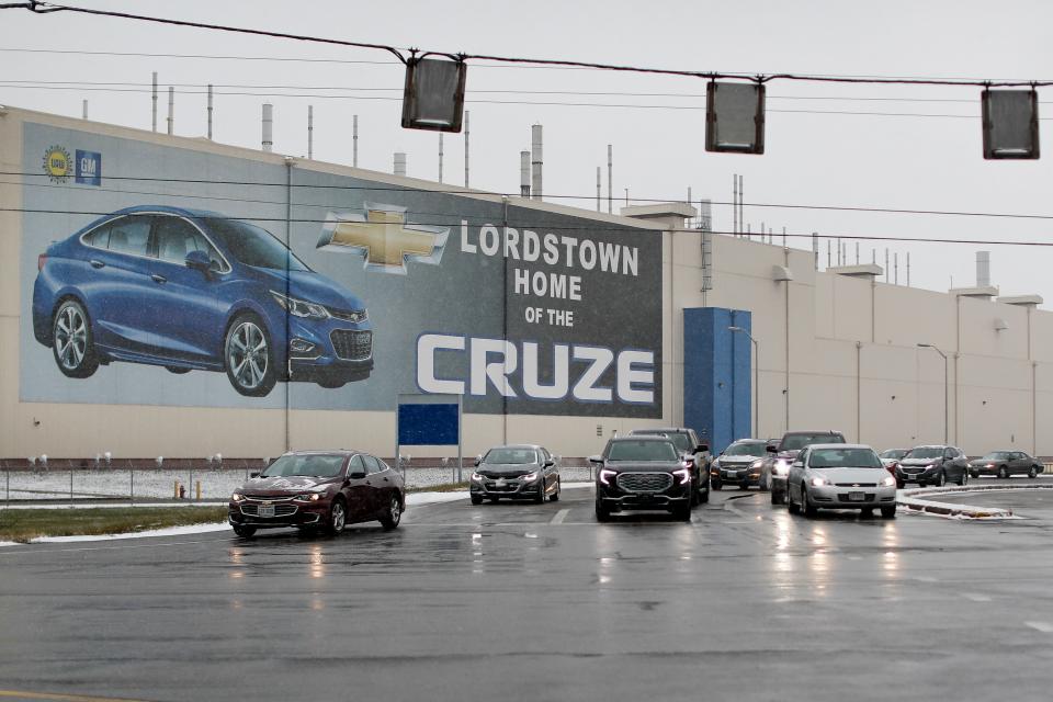 General Motors' Lordstown plant in Lordstown, Ohio, on Nov. 27, 2018.