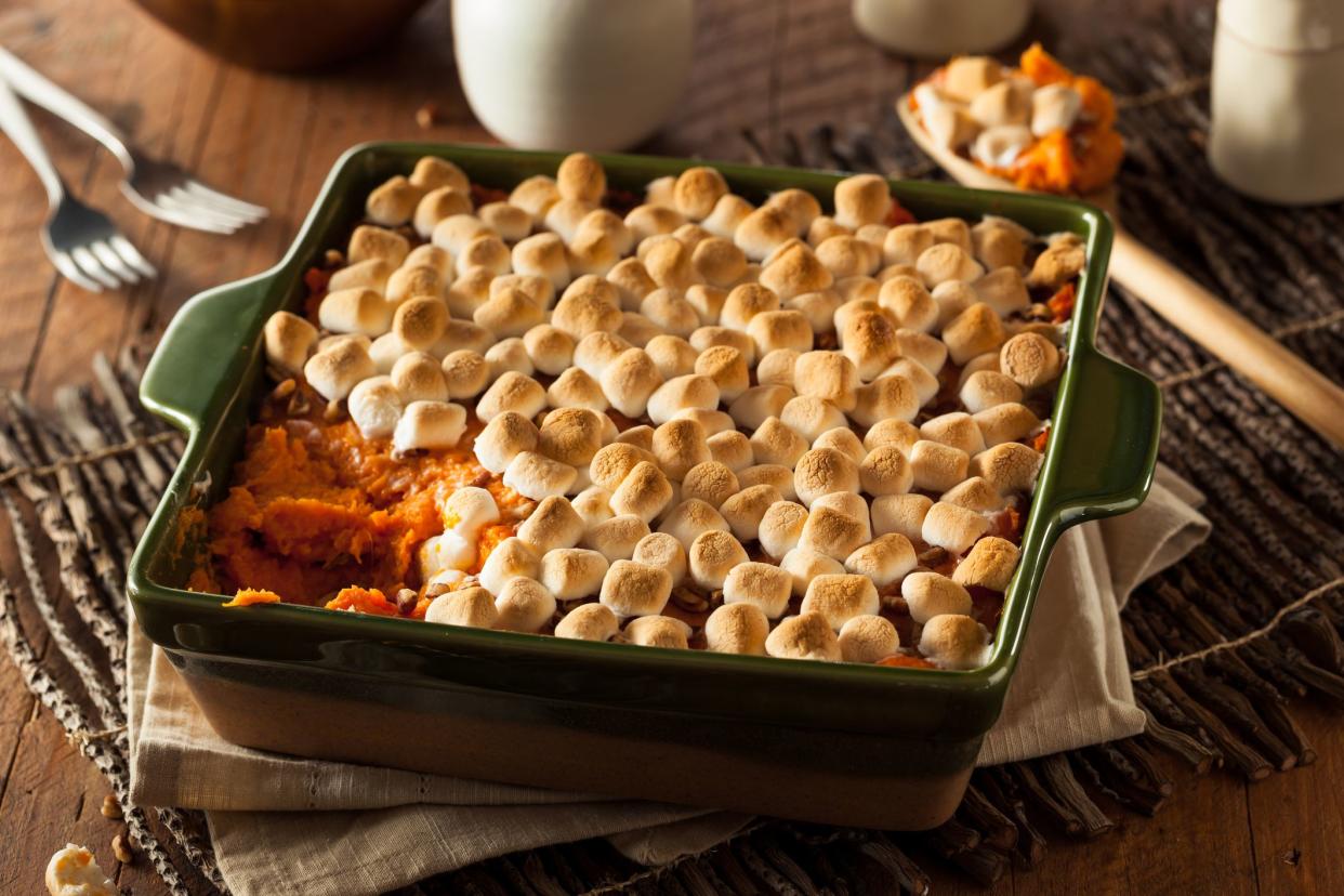 Homemade Sweet Potato Casserole for Thanksgiving