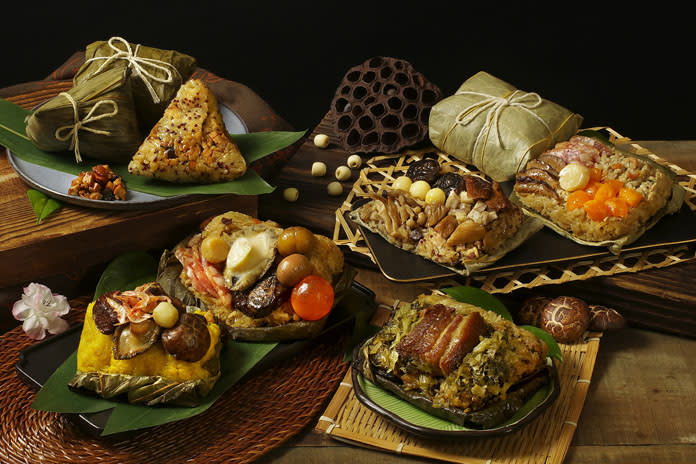 「天成御粽禮盒」能吃到6款粽子獨特風味。天成飯店集團提供
