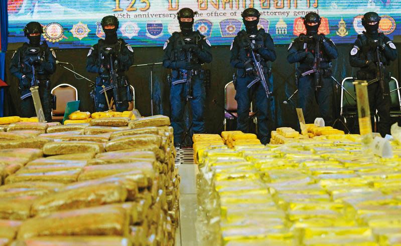 泰國警方與國際刑警組織聯手查扣謝志樂集團市值上億美元的各式毒品與人頭帳戶。（達志影像）