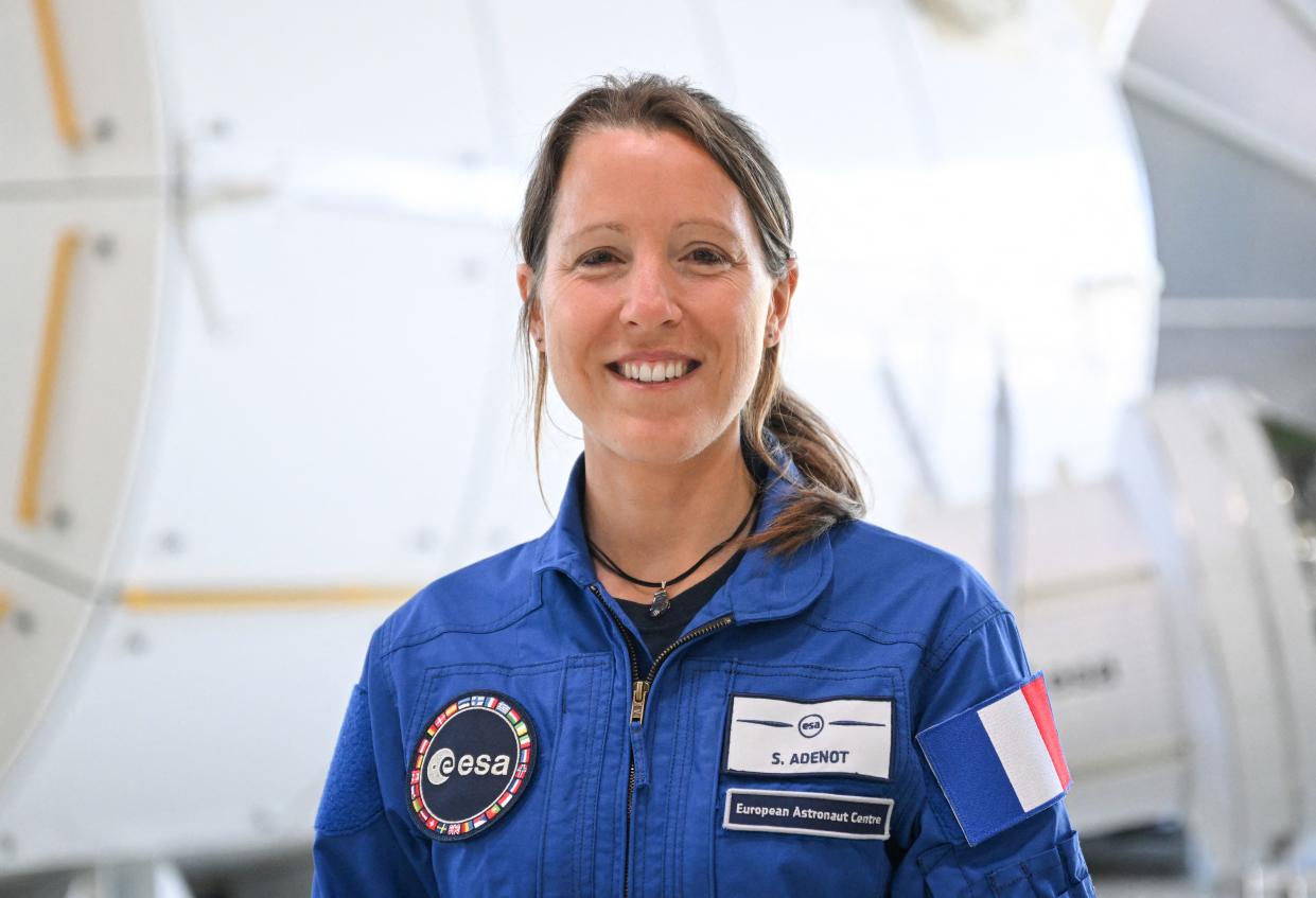 Choisie parmi 22 000 candidats en 2021, Sophie Adenot a complété une partie de la formation d'astronaute de l'ESA et s'envolera pour l'espace en 2026 (INA FASSBENDER/AFP)