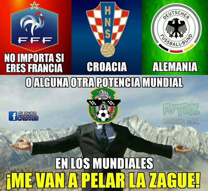 Memes Alemania vs México