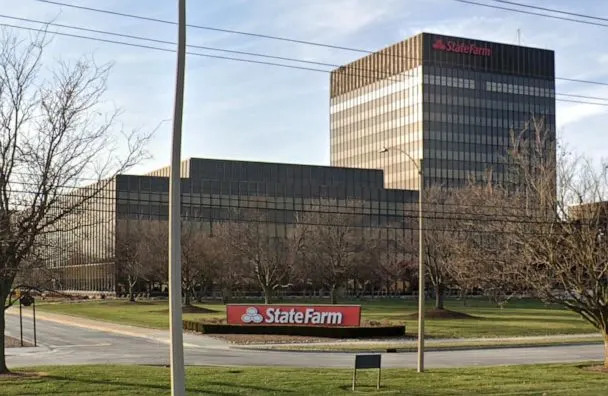 PHOTO: The headquarters for State Farm Insurance is shown in Bloomington, Illinois. (Google Maps Street View)