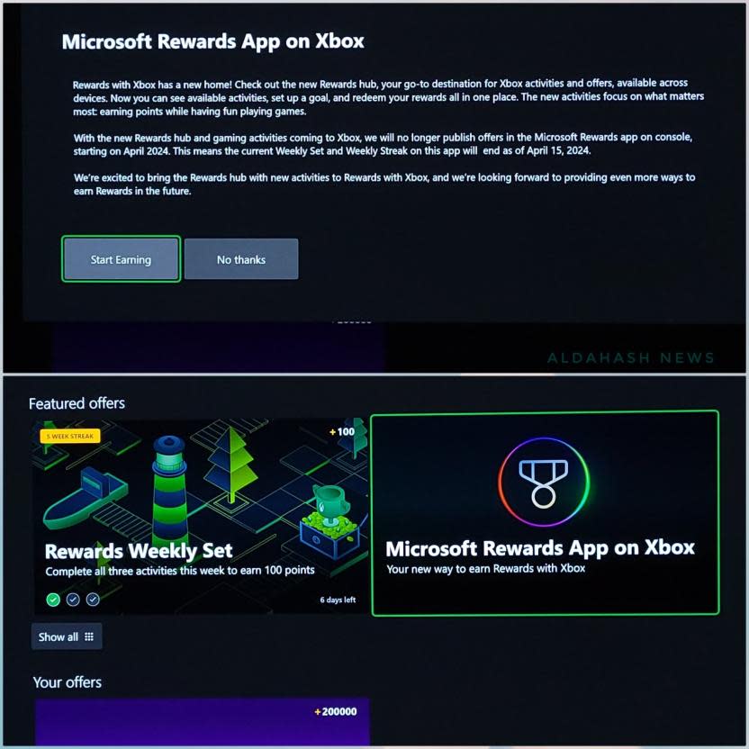 Microsoft Rewards sufrirá cambios importantes en Xbox